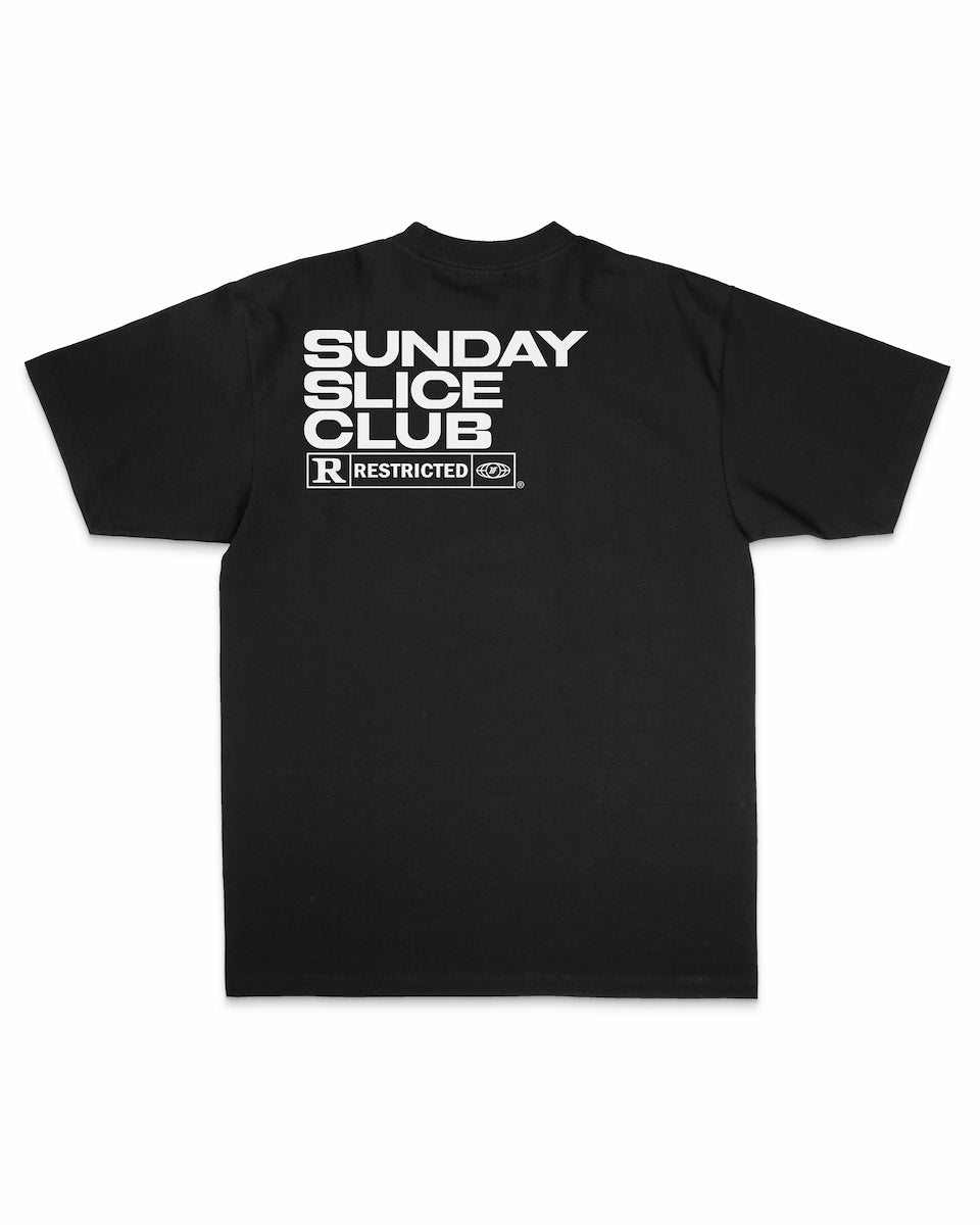 Sunday Slice Club T-Shirt - Black