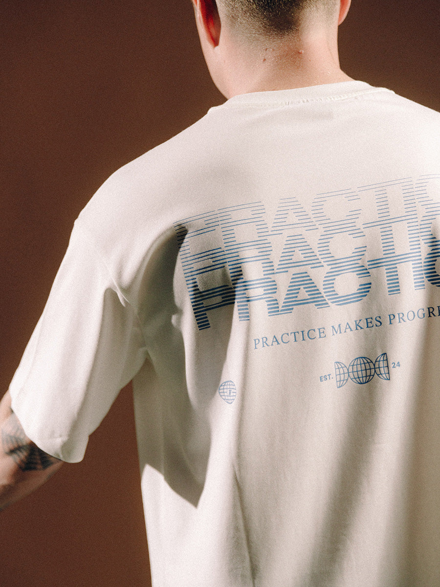 Practice Makes Progress T-Shirt - White