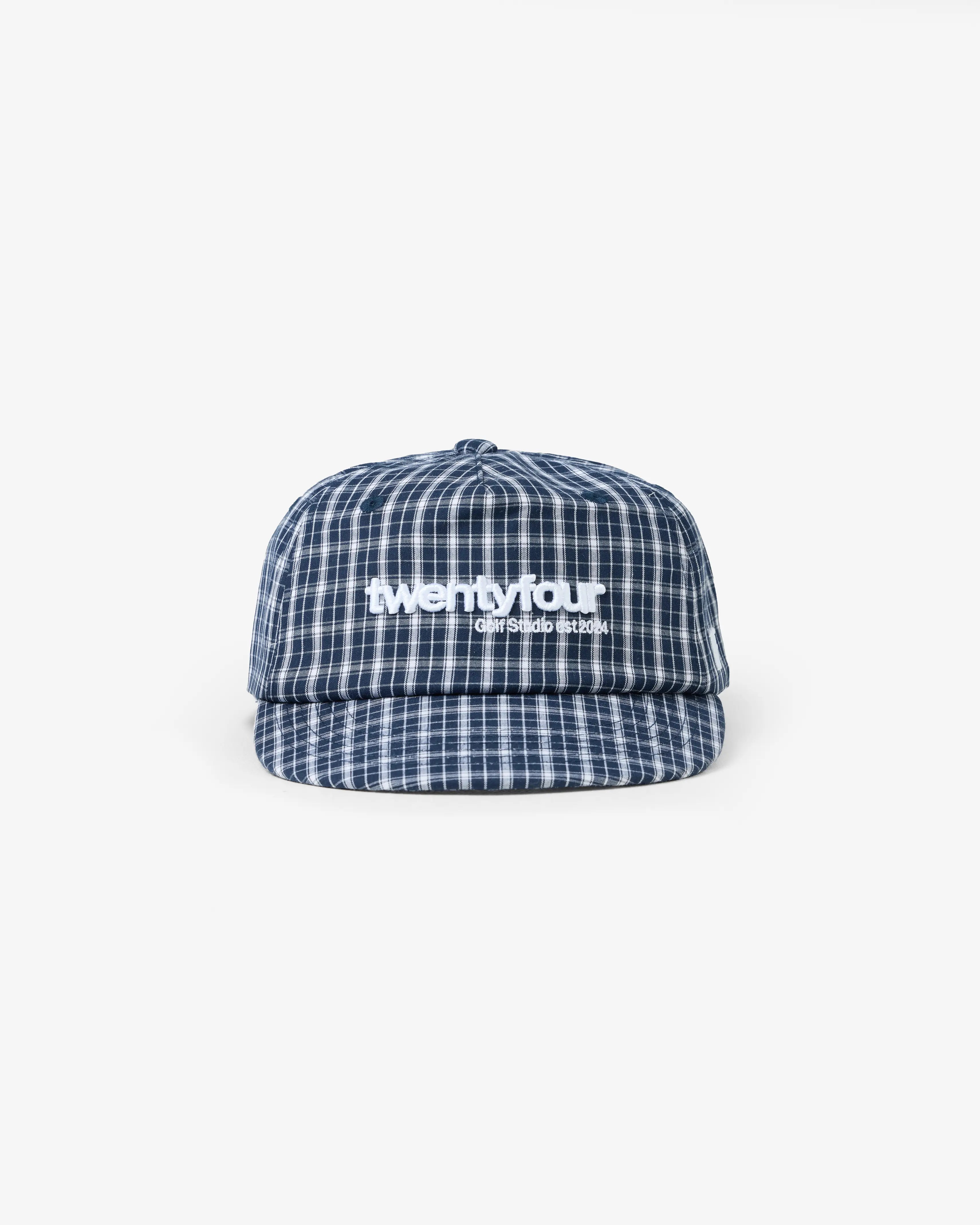 Blue Checker Cap